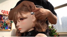 全身シュリンクフィルム 蒸し暑い拘束
